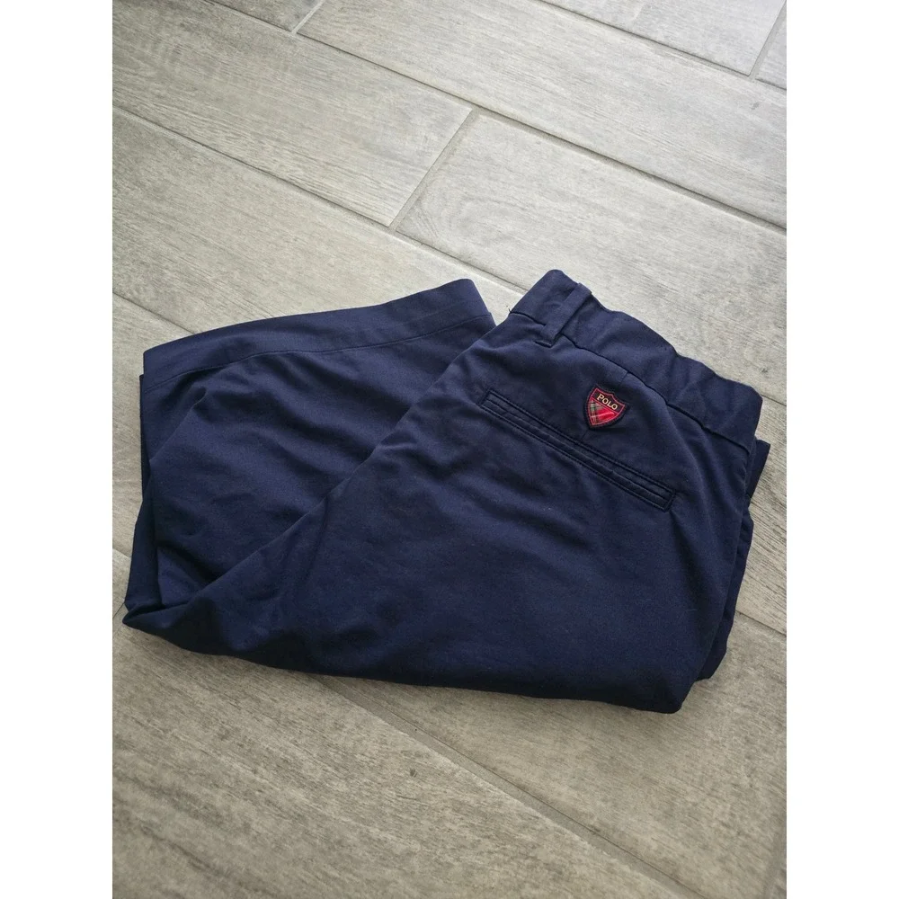 Polo Golf Ralph Lauren Golf Classic Fit Cotton Twill Stretch Shorts Size 30 Blue